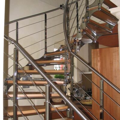 Produzione scale d'arredo in ferro Modena