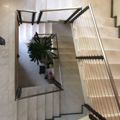 Produzione scale d'arredo in ferro Modena